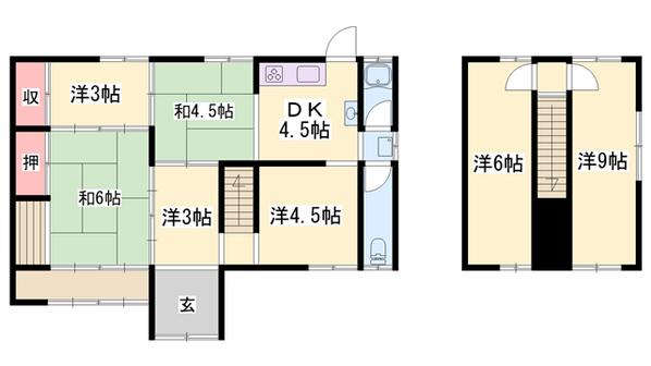 兵庫県赤穂市鷏和戸建の物件間取画像